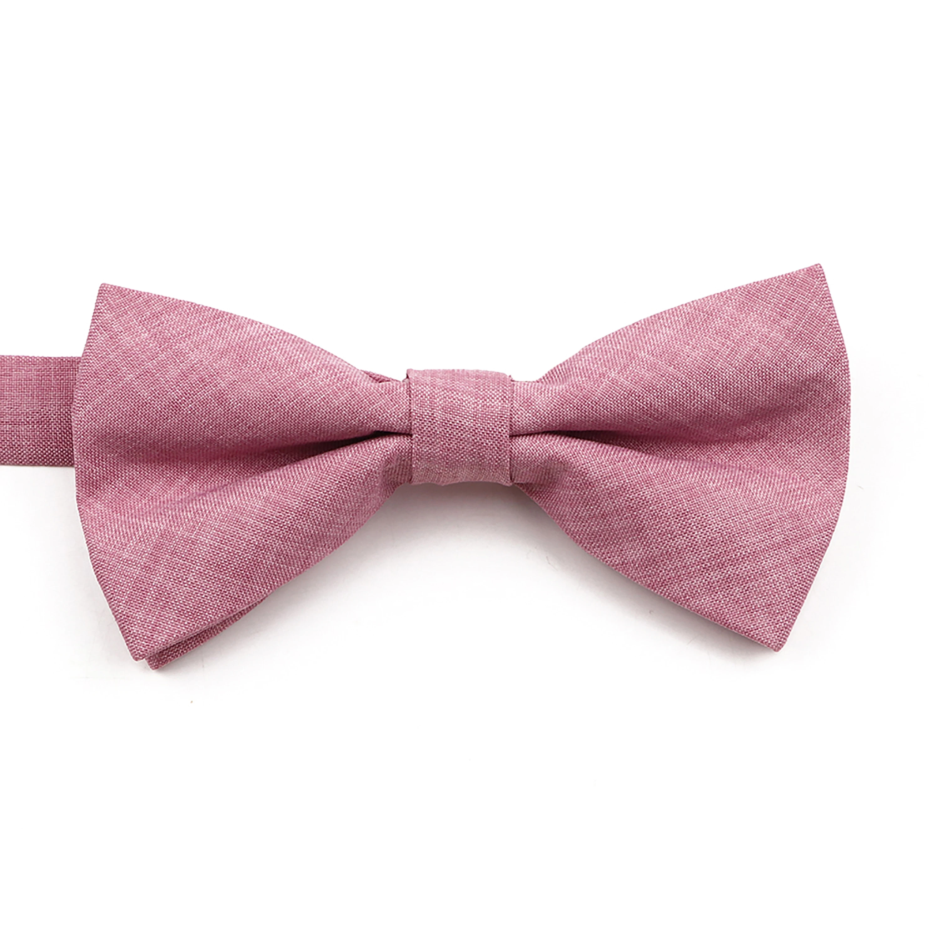 High Quality Mens Solid Color Bowtie Set For Men Children Wedding Party Dinner Accessory Pink Orange Father-son Bow Tie Gift