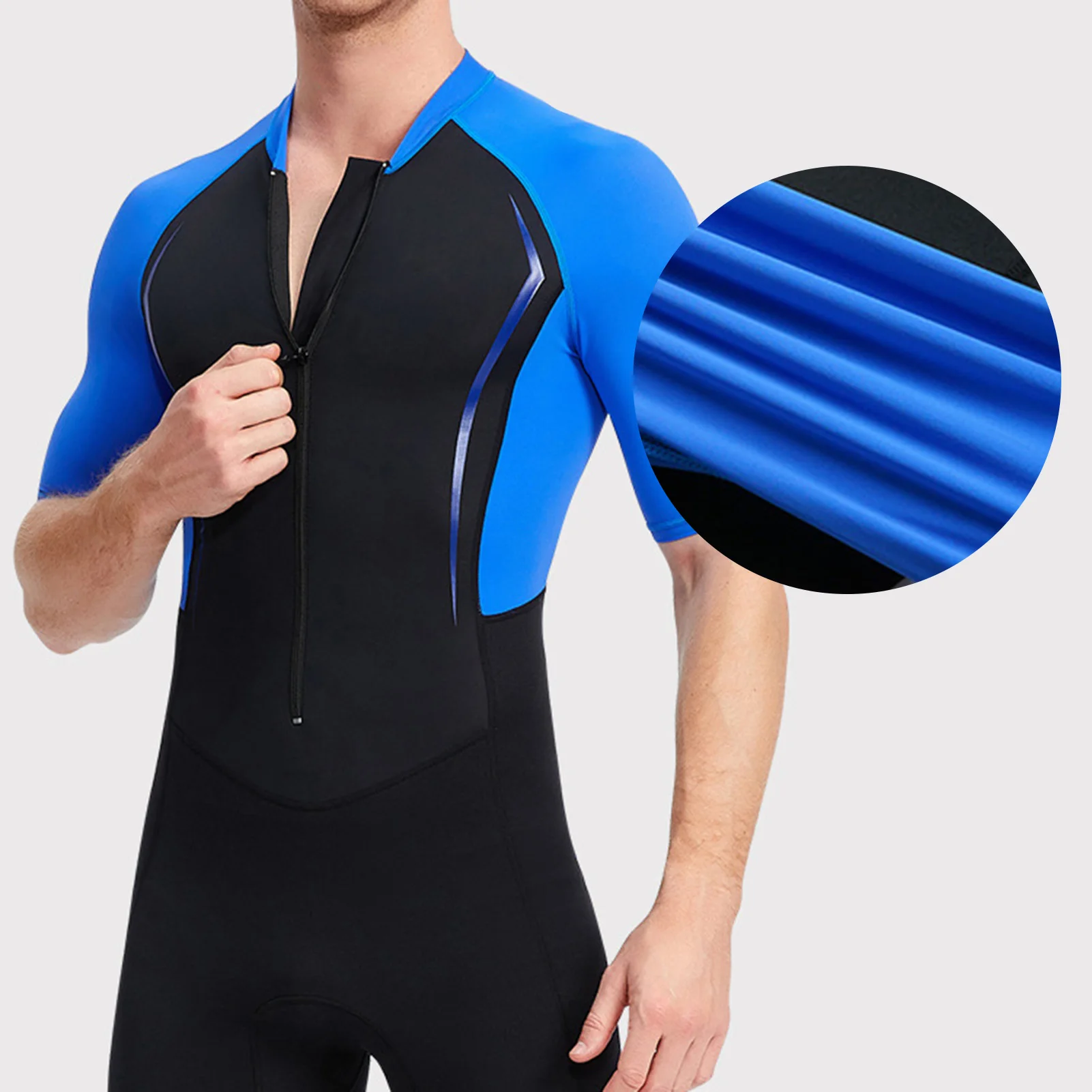 Dive Wet Suit Wetsuit Men 1.5mm Neoprene Material Lightwight For Swimming Scuba Diving Bathing Suit Short Sleeve Underwater New