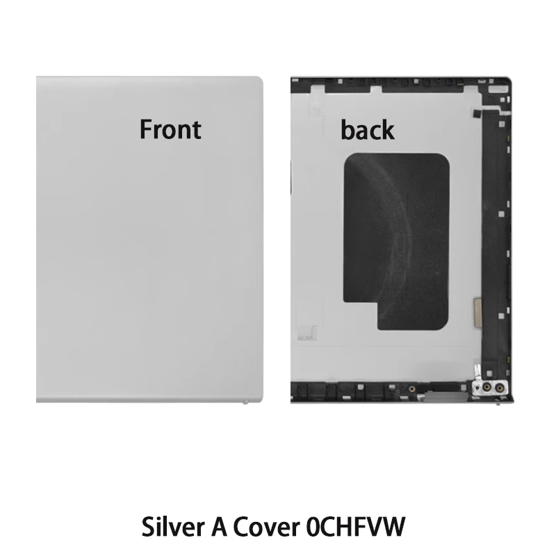Replacement cover for Inspiron 15Pro 5510 5515 P106F screen back cover 0CFVW front bezel hinges palm rest lower case 15.6 inch