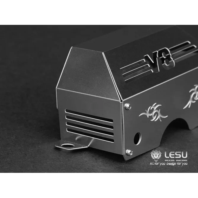 LESU Metal Gearbox Engine Cover for DIY Tamiyaya 1/14 RC Tractor Truck Trailer Remote Control Toys Car Th04753-SMT3