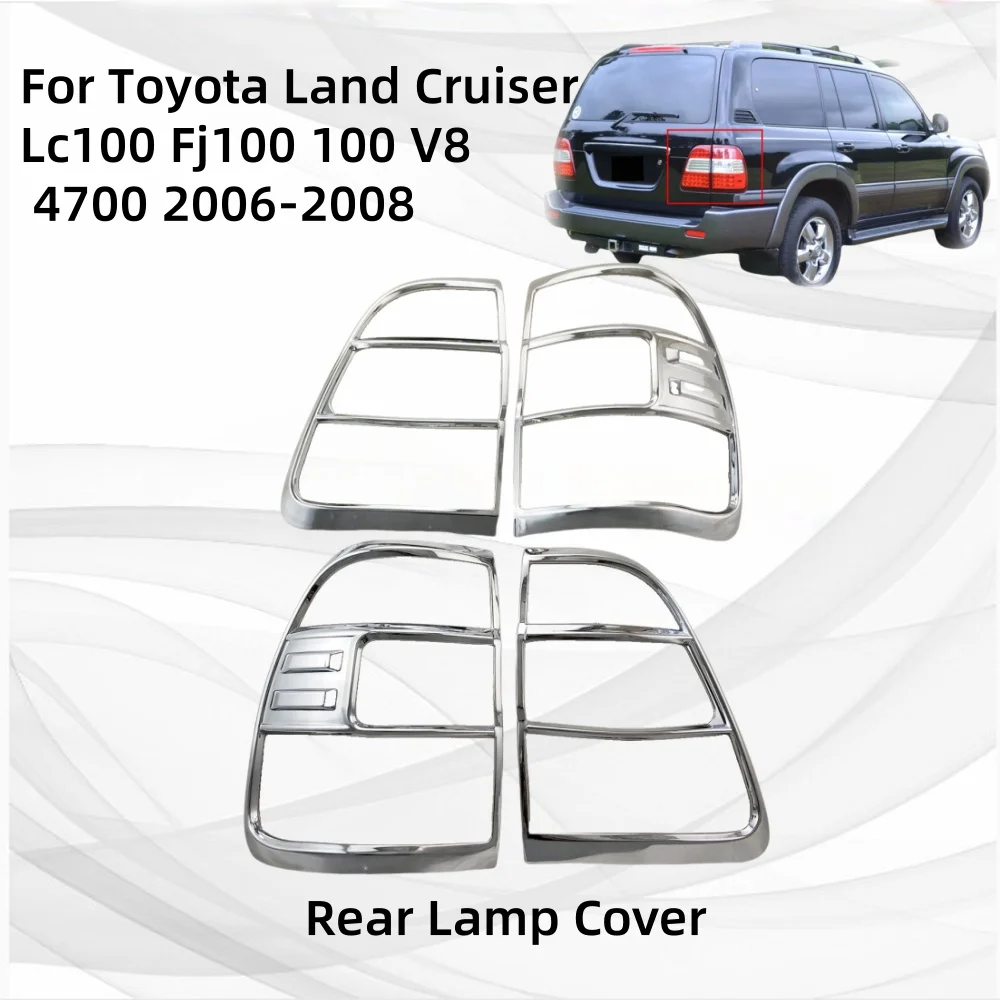 

Chrome Car Accessories Rear Lamp Covers Trim Paste Style For Toyota Land Cruiser Lc100 Fj100 100 V8 4700 2006 2007 2008