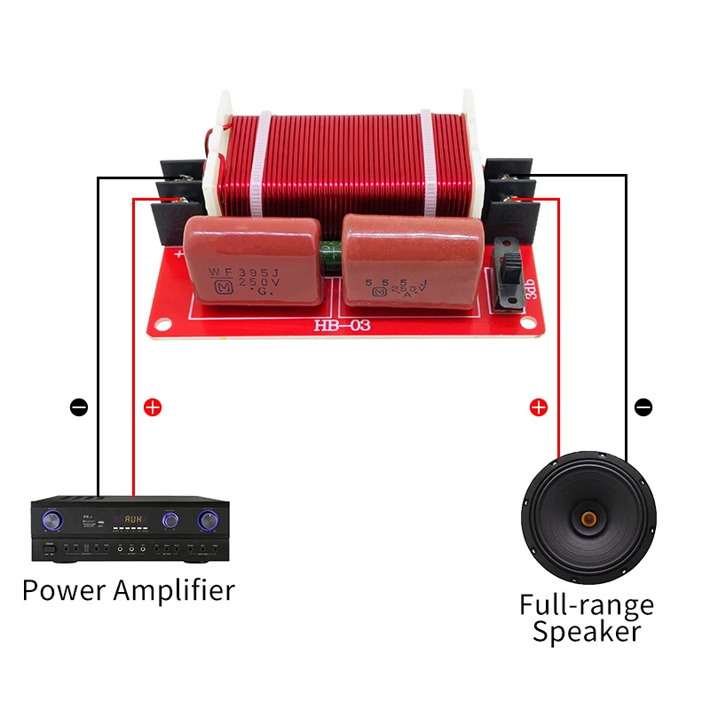 Professional 15 inch Full Range Frequency Divider Crossover Network Speaker LCR Passive Audio Wave Notch Filter Board WEAH HB03B