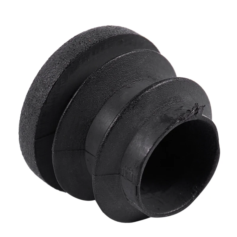 HOT-30Pcs Black Plastic Blanking End Cap Round Tube Insert Pipe Bung 16Mm
