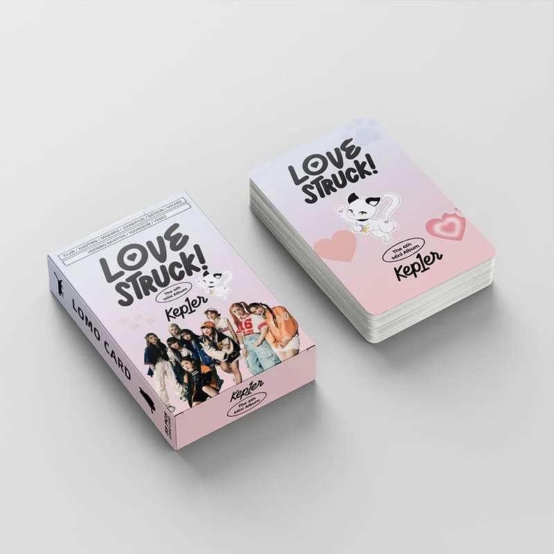 Imagem -06 - Cartão Laser para Meninas Novo Álbum Pequeno Cartão Fotográfico Impressão de Grupo Bonito Presente Fan Kpop 50 Cartões por Conjunto Kep1er