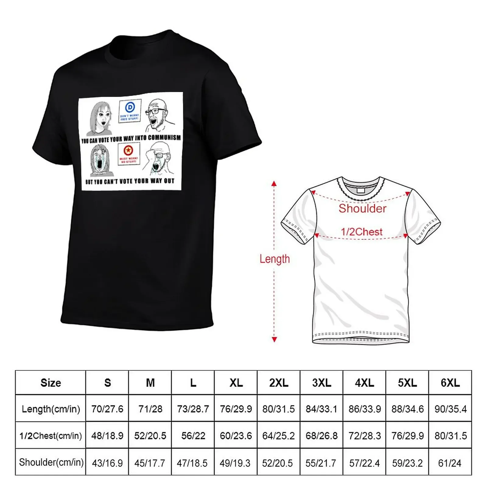 Vote your way in T-Shirt animal prinfor boys anime tshirt blacks anime t shirts men clothes