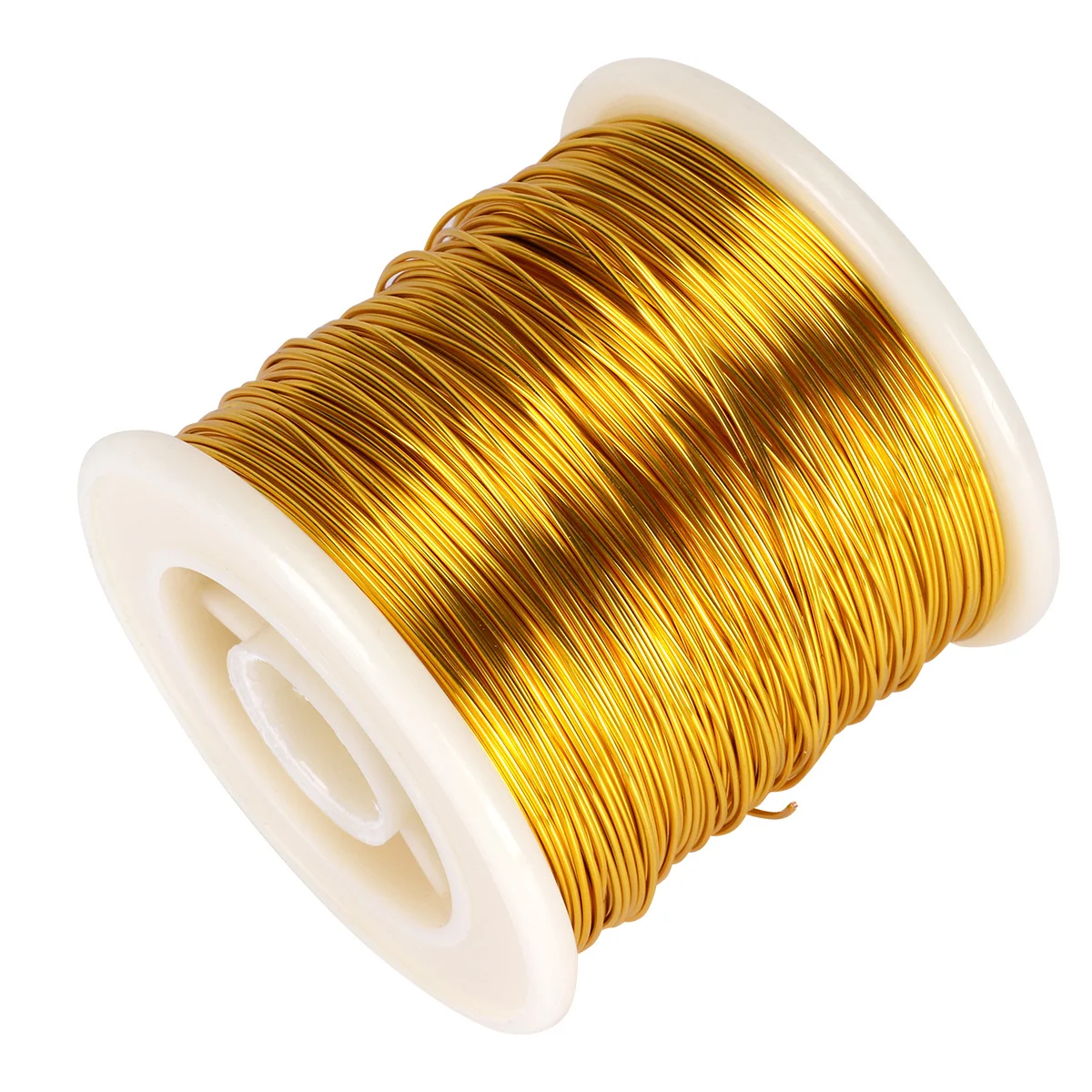 1 Roll Copper Wire Dark Gold Jewelry Wire 0.8mm Diameter 55M Length Flexible for Beading DIY Crafts Jewelry Making