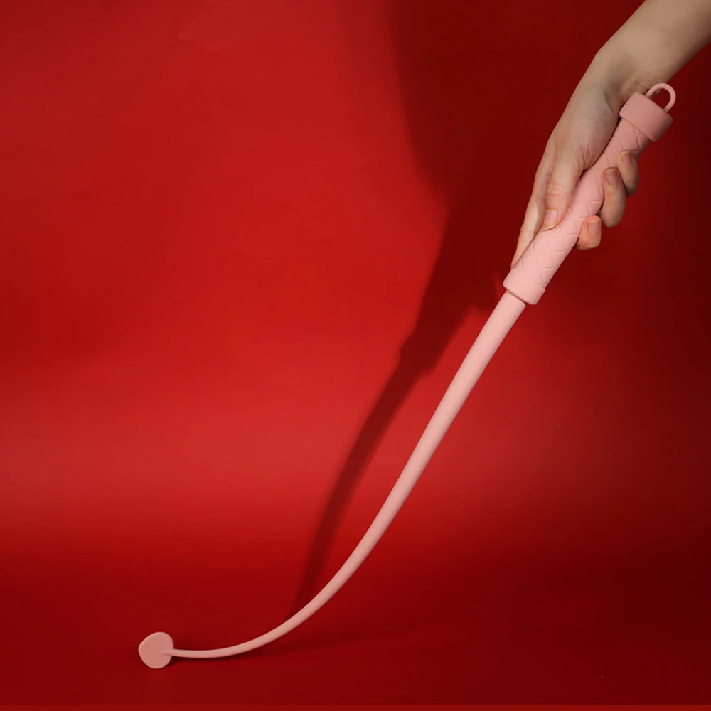 62.5CM Silicone Heart-shaped Horses Whip Crop for Horses Training,Cosplay, Horse Whip  Equestrian Jump Bat
