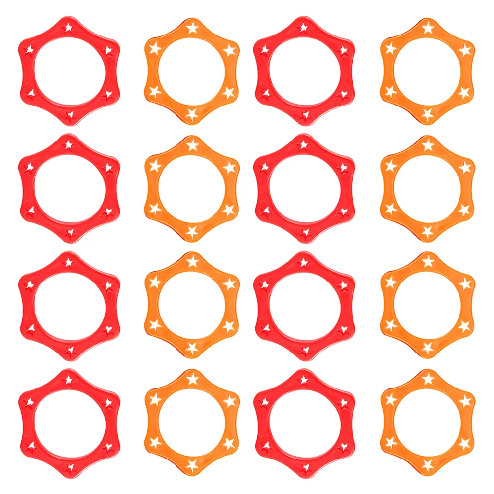 

16Pcs Anti Slip Ring Plastic Microphone Protector Shockproof Ktv Dance Ball Conference Room Performance