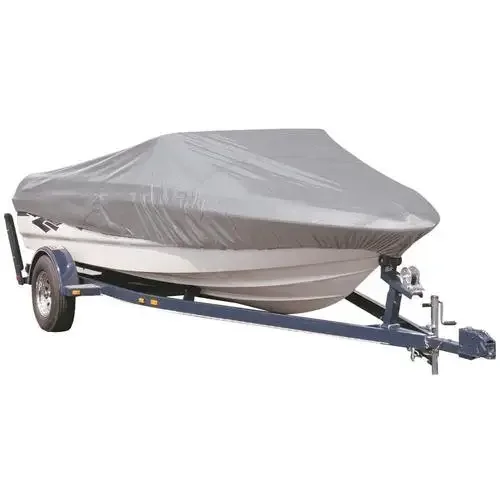 210D PU Coating Waterproof V-Hull Dust Vessel 11-13ft/14-16ft/17-19ft/20-22ft Boat Cover