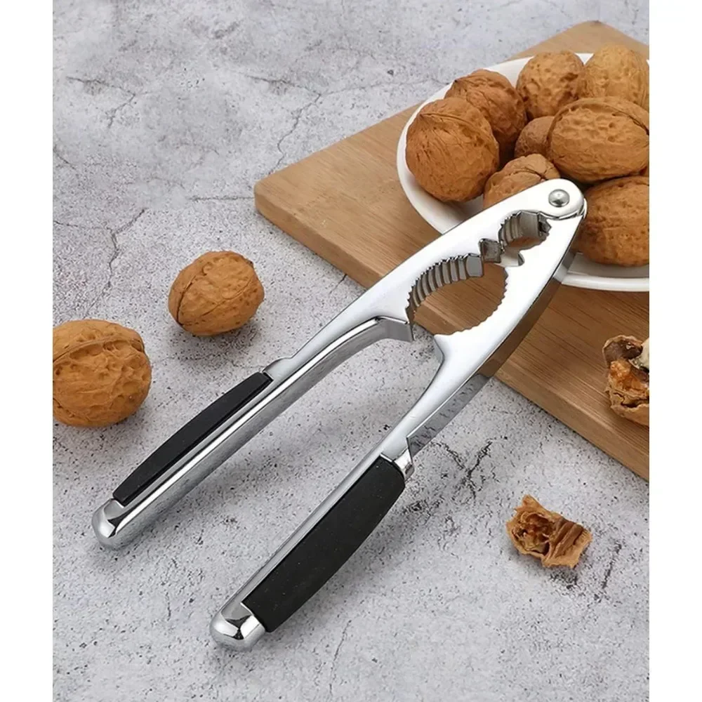 Multi-Function Nut Clip Quick Walnut Cracker Nut Cracker Stainless Steel Nutcracker Pine Pecan Hazelnut Plier Kitchen Tools