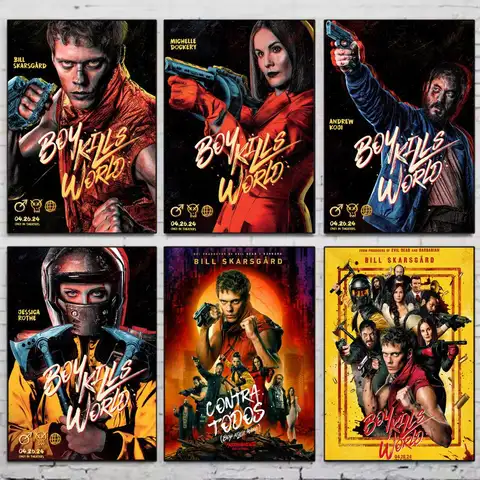 Movie B-Boy Kills World Poster PP Wall Decor Posters Celebrity Art Prints Aesthetic Wall Art Bedroom Office Home Gift