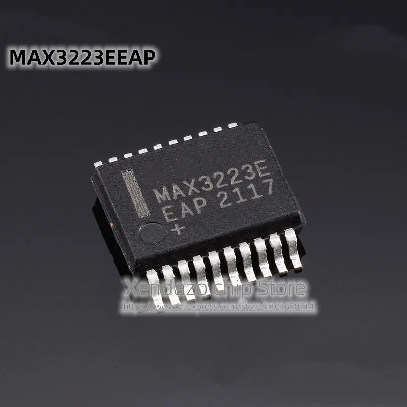 5pcs/lot MAX3223EEAP+T MAX3223EEAP MAX3223E SSOP-20 package Original genuine RS-232 transceiver chip