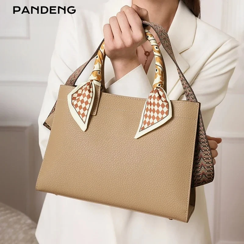 Ladies Natural Cow Genuine Leather Shoulder Bag Women Vintage Luxury Designer Cowhide Handbag Female Fashion Crossbody Bags Girl