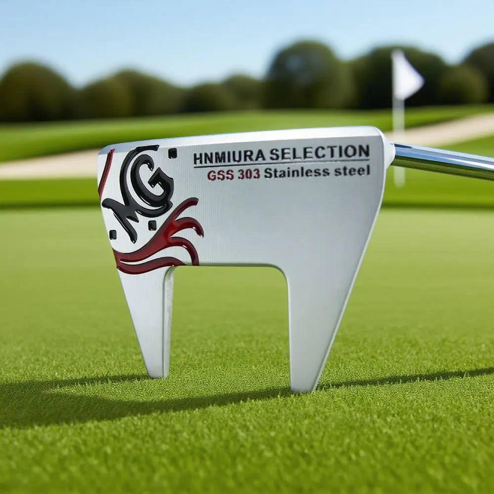 

Golf Clubs Silver Horn Golf Putter Right Handed Stainless Steel Putter Head and Steel Shaft Length 33/34/35