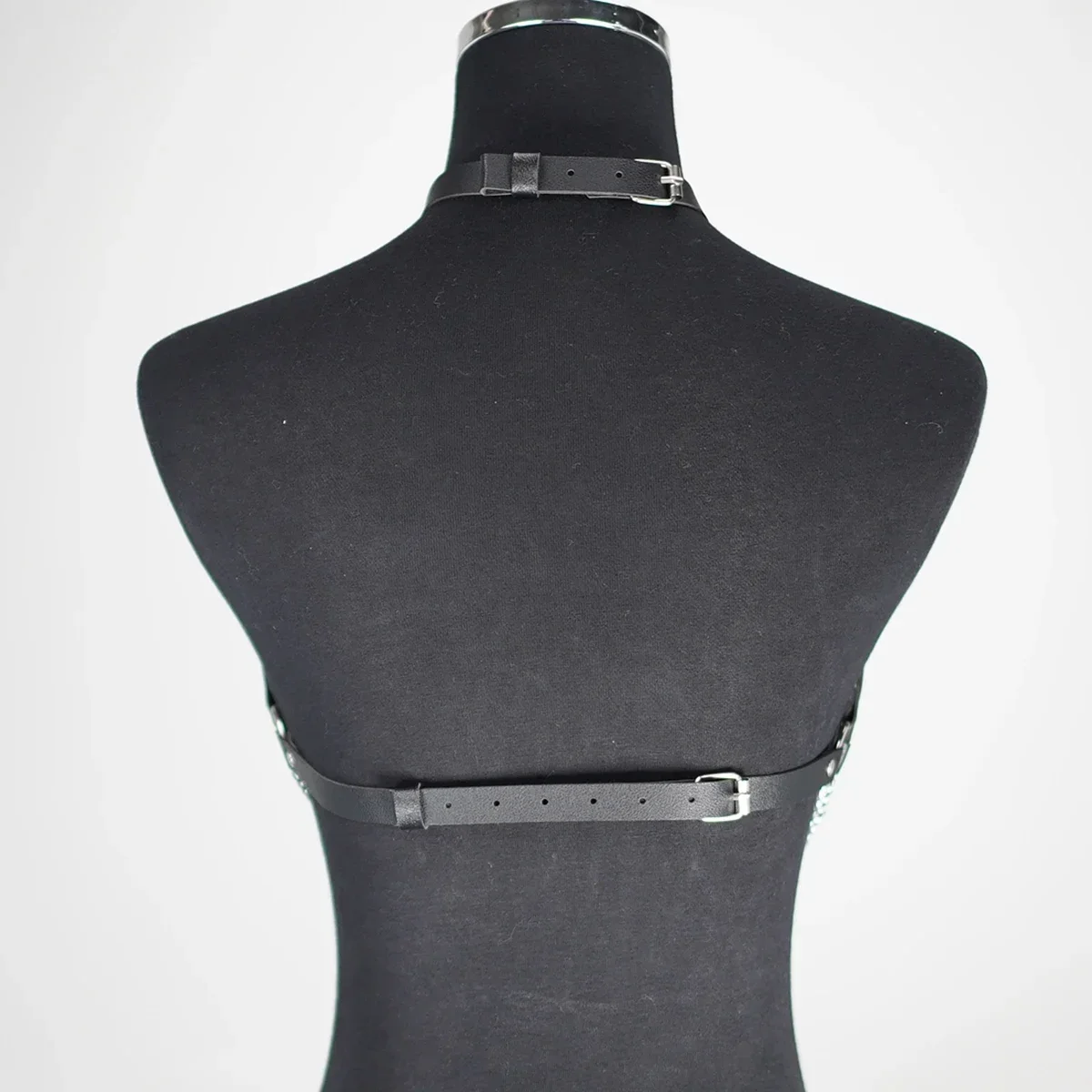 المرأة مثير تسخير حزام ملابس داخلية نسائية من الجلد تسخير مشد Bdsm عبودية الملابس الداخلية القوطية الوثن مهرجان الهذيان الزي #4