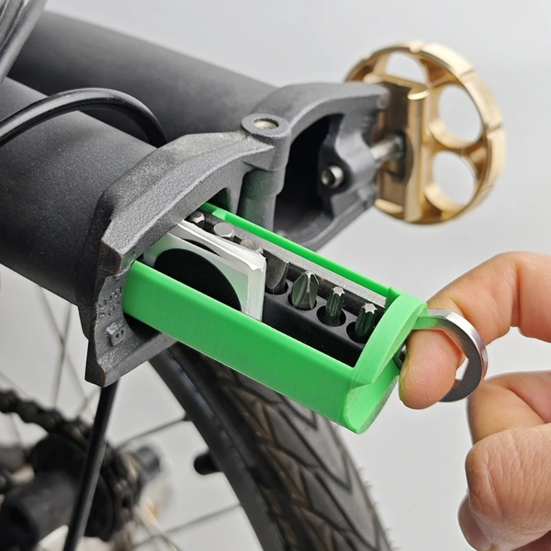 

Metal Bike Repair Tool Features Internal Storage Bag And Mounting
