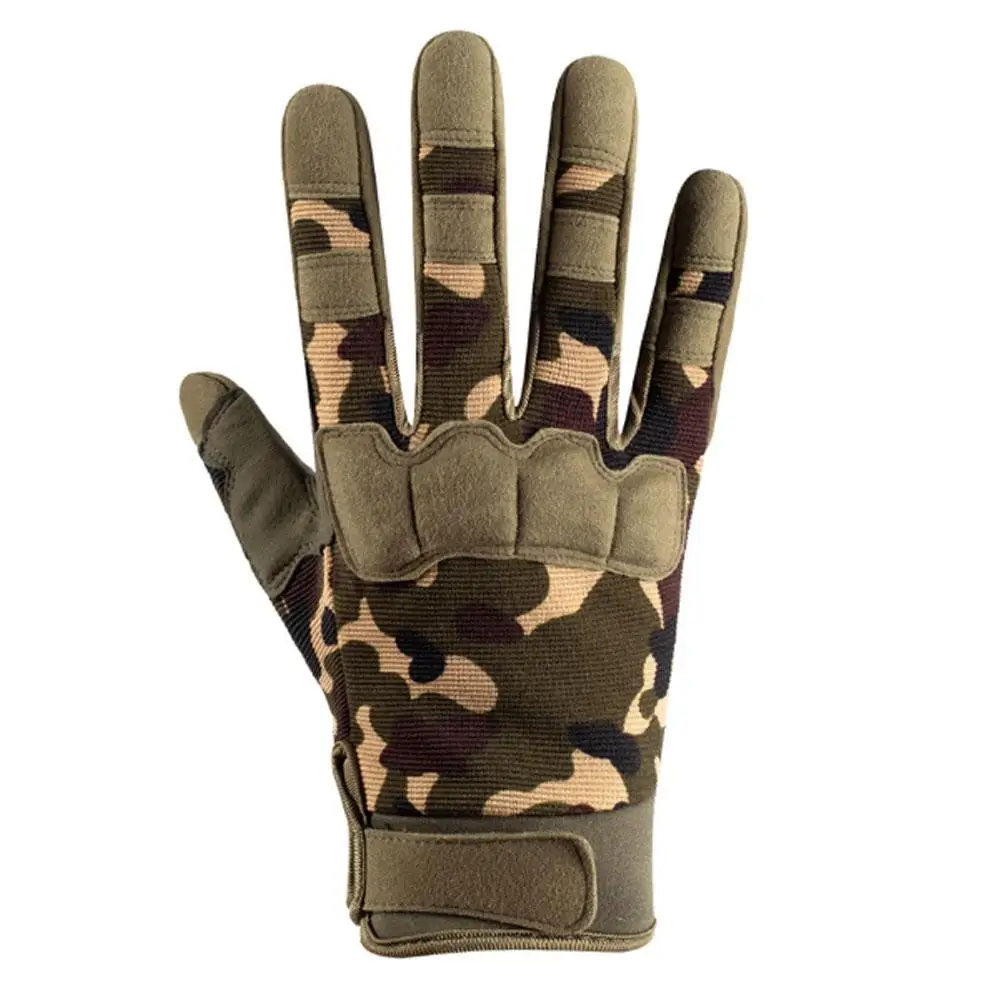 Guantes tácticos para deportes al aire libre, manoplas protectoras de dedo completo del ejército, pantalla táctil, Fitness, antideslizante,