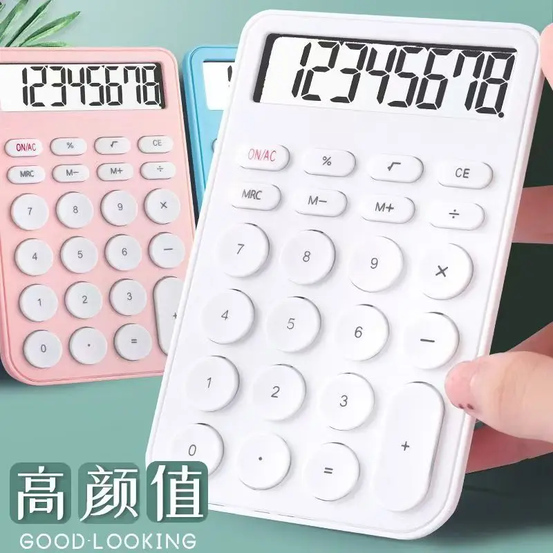Multi-functional Calculator, Internet-famous Mini Portable Calculator, Cute Candy Color Style, High Aesthetic Pocket Calculating