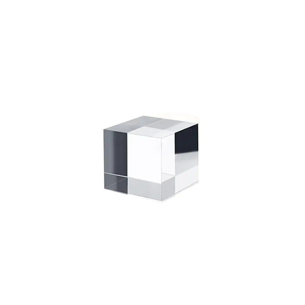 

Solid Jewelry Display Riser Stands Polished Stereoscopic Acrylic Cube Display Stand Block K9 Crystal Reusable
