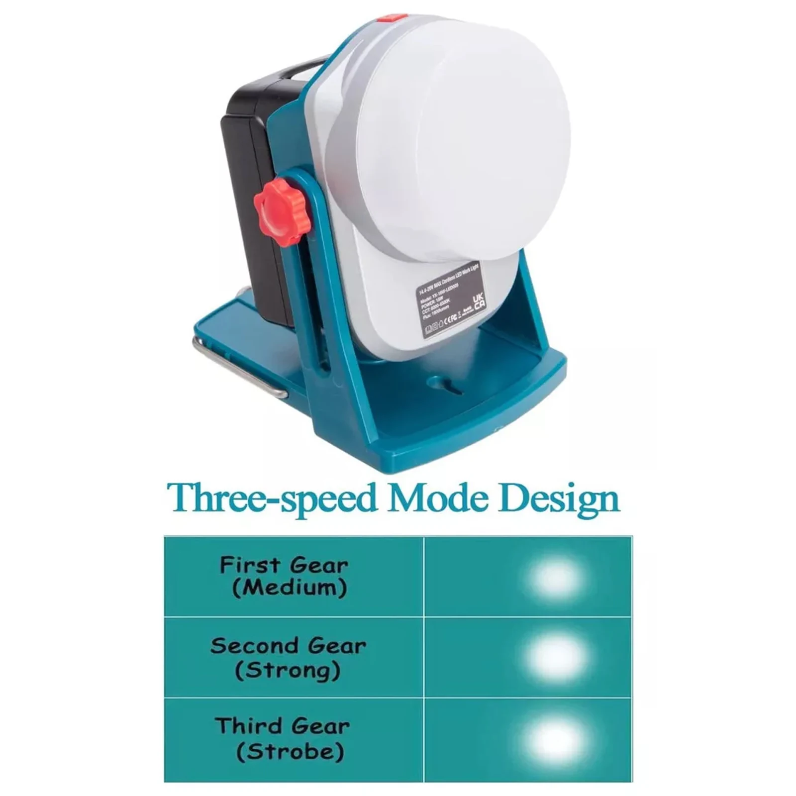 Spherical Lamp Working Led Light for Makita 14/18V Li-ion Battery Outdoor Lantern Tool