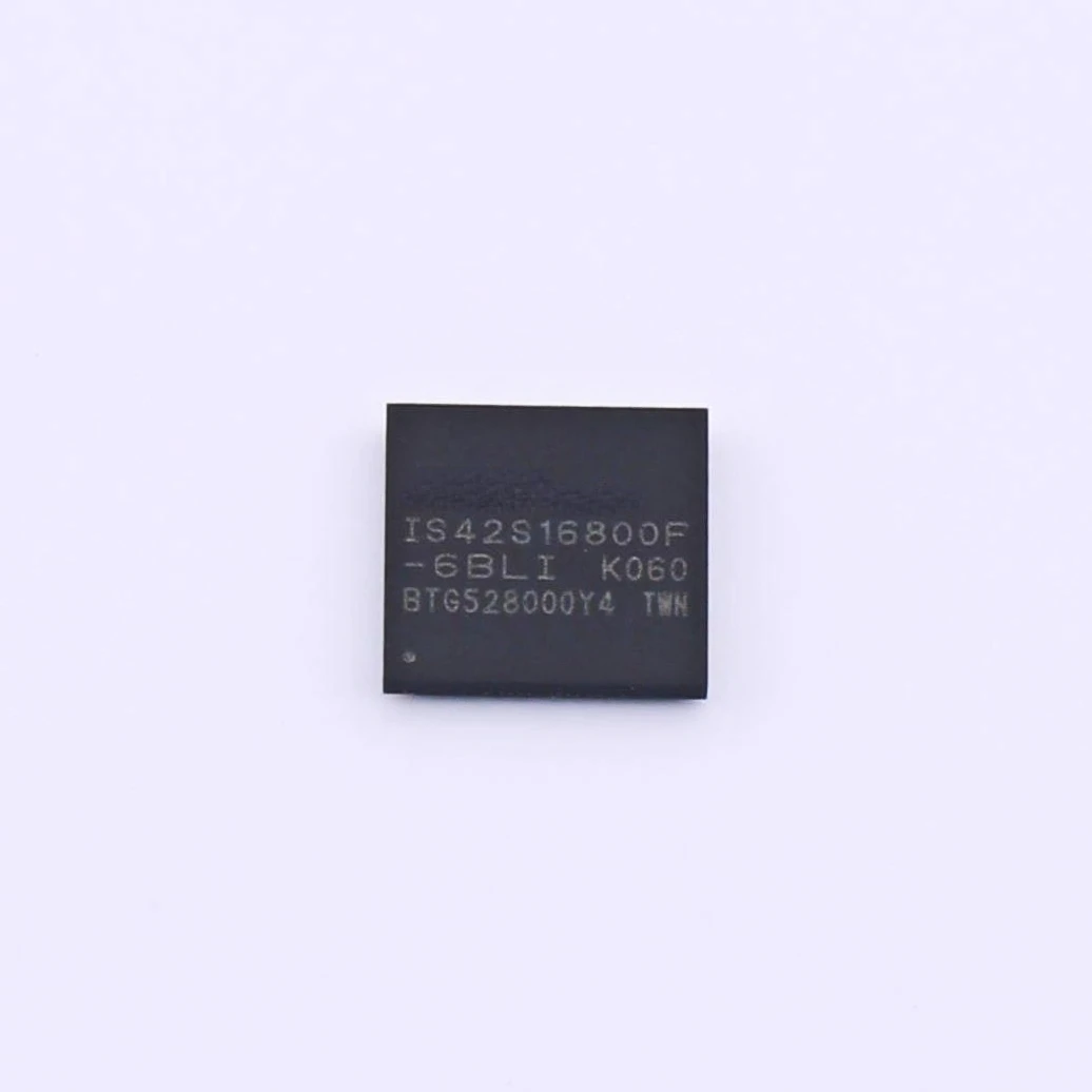 

(5pcs)IS42S16800F-6BLI IS42S16800F BGA 《128M 8Mx16 166Mhz S,3.3v》 One-stop provision of integrated circuit design