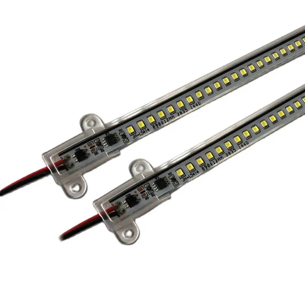 SMD2825 listwa LED światła trudno doprowadził pasek światła 220V 240V 100cm ciepły biały czysty biały Super jasne 50 sztuk