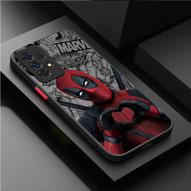 Marvel Deadpool Phone Case For Samsung Galaxy A54 A34 A24 A14 A13 A33 A53 A73 A23 A05 A05S A72 A52 A52S A32 A22 A12 A31 A51 A71