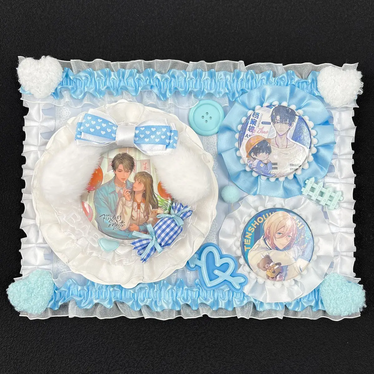 

Доска для значков, розовая, милый дизайн, держатель для фото идолов, защита для карточек, аксессуары для DIY, доска для демонстрации значков для Ita Bag