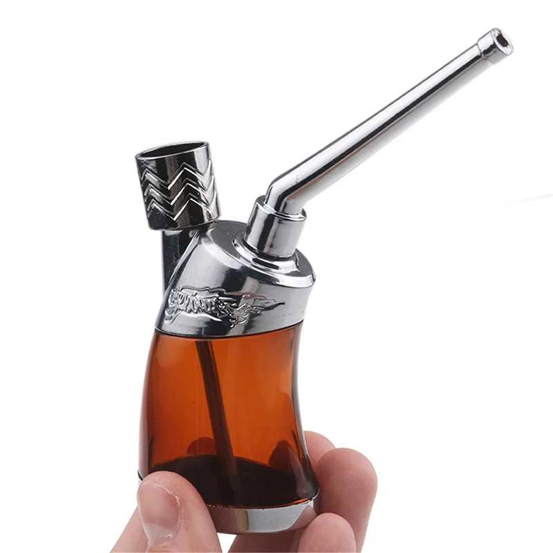 Outdoor Tools High Quality Portable Hookah Smoking Pipes Recycle Cleanable Cigarette Filter Health Metal Tube Hookah Filtration