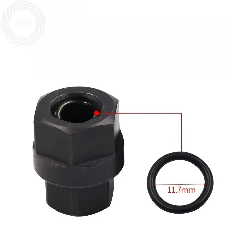 Car Accessories V Belt Pulley Compatible T50 Torx For Alternator Pulley Removal Tool 33 Tooth Clutch Free Wheel Metal Black view 3