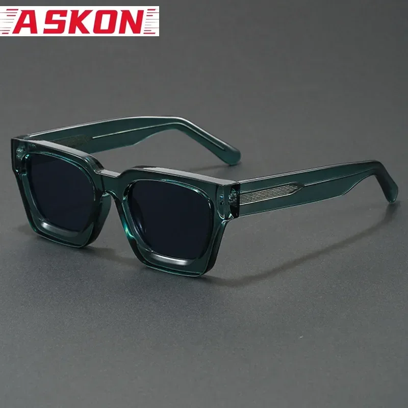 Fashion Men's Advanced Square Women Sunglasses Retro Designer Trending Sun Glasses Anti Mist Outdoor Driving UV400 Eyeglasses