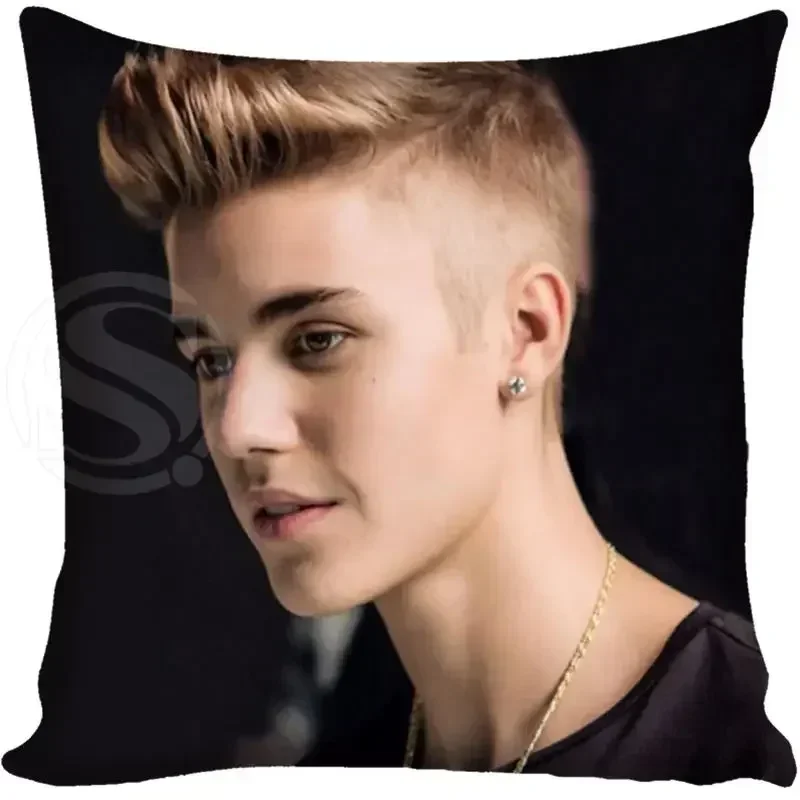 G0309 Hot Sale Custom Justin Bieber Pillowcase  Home Hot Pillow Cases 35x35cm 45x45cm Drop Shipping home decor