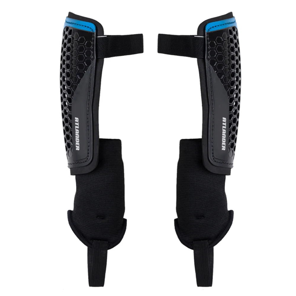 Fußball Schienbeinschutz Doppelschicht Fußball Training Bein Schutzpolster Verdickung Sport Leggings Unterstützung Mit Knöchel Schützen Fußball – Detail 4