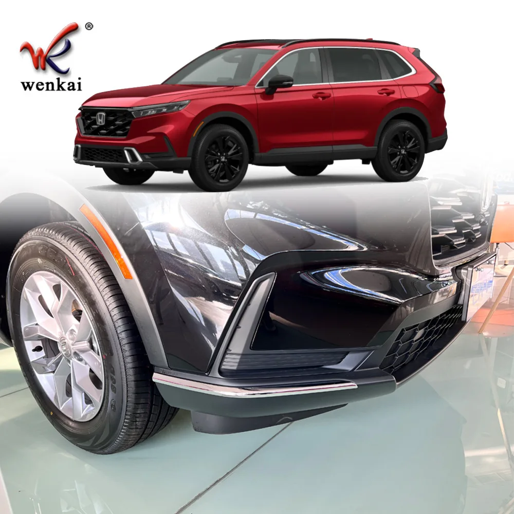 

For Honda Cr-V 2023 Exterior Accessories Chrome Front and Rear Corner Strips Bumper Bar Molding Trim Protection Strip