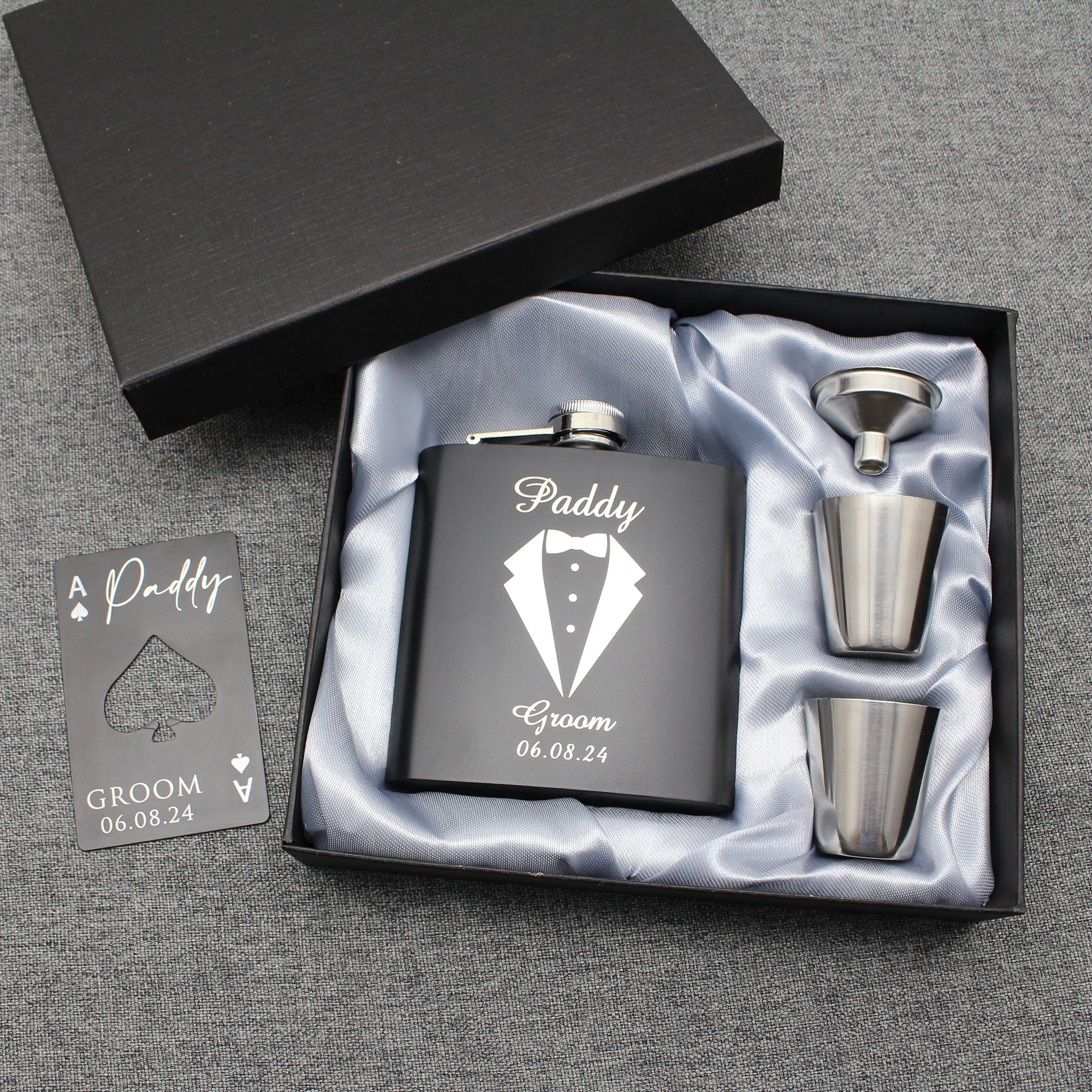 Gepersonaliseerde Heupfles Fle - Men'S Grooming Wedding Day recensie en prijs