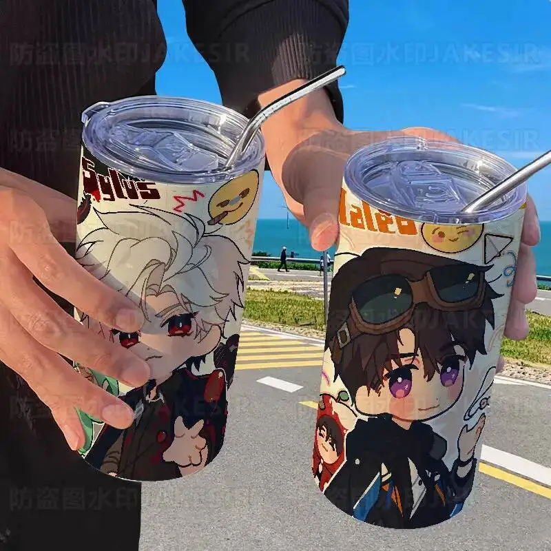 

Anime Game Love And Deepspace Cos Sylus Caleb New Simple High Appearance Level 2024 Unisex Water Bottle Coffee Mug Gift