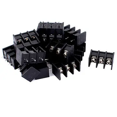 30 Pcs 3 Way PCB Screw Terminal Block Connector 9.5mm for 12-22AWG Wire