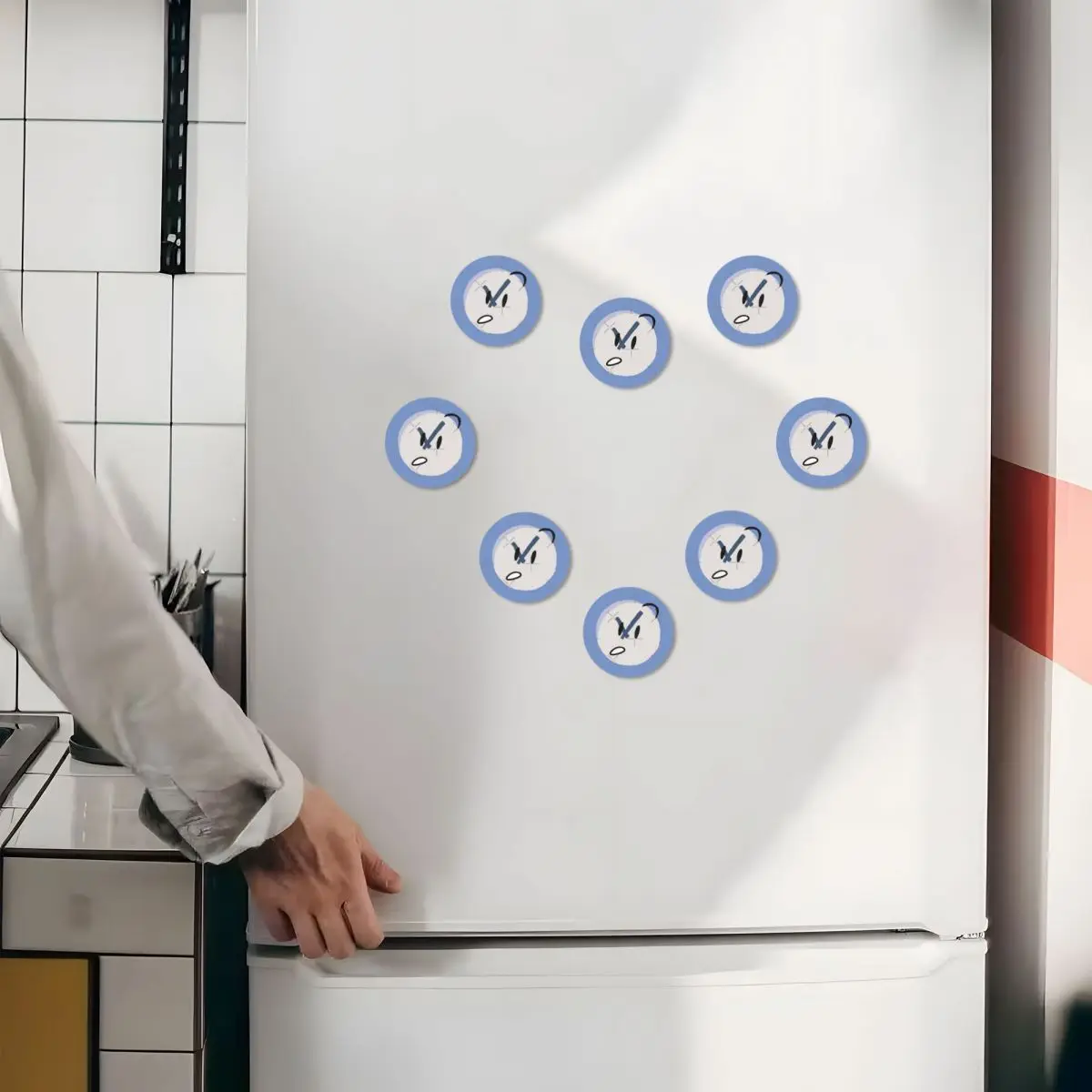 Часы BFB (Aikon Pack) Акриловые магниты на холодильник Украшение кухни Предметы домашнего обихода