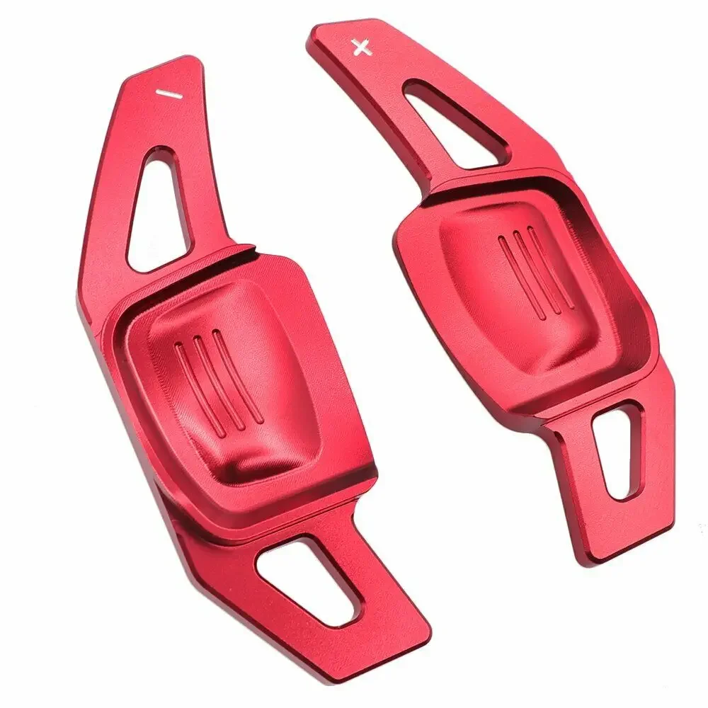 Para volkswagen vw golf 7 alltrack mk7 passat b8 variante tiguan jetta mk6 carro shift paddle volante 2pcs preto vermelho