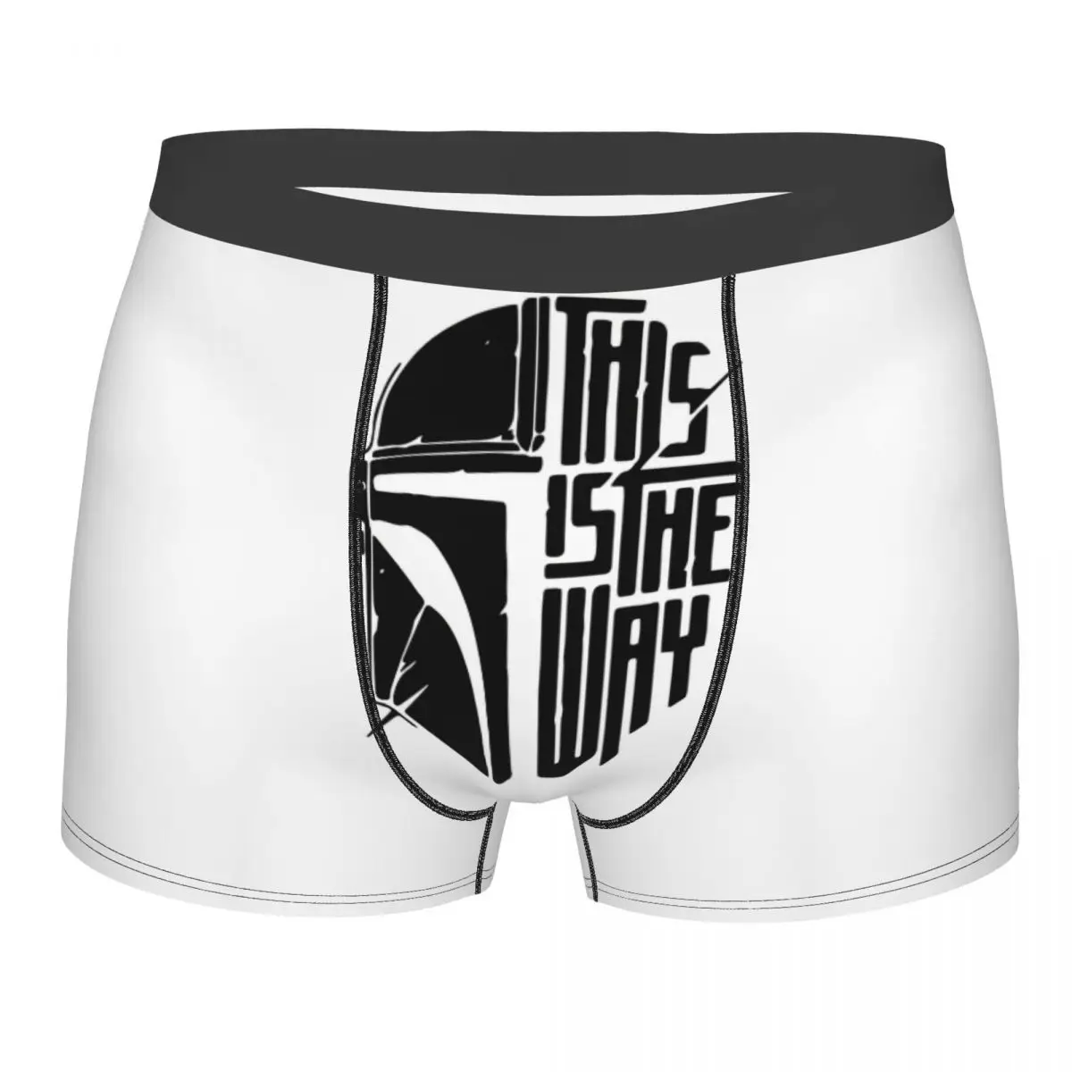 

Custom Male Cool M-Mandalorianed Movie Underwear Boxer Briefs Stretch Shorts Panties Underpants