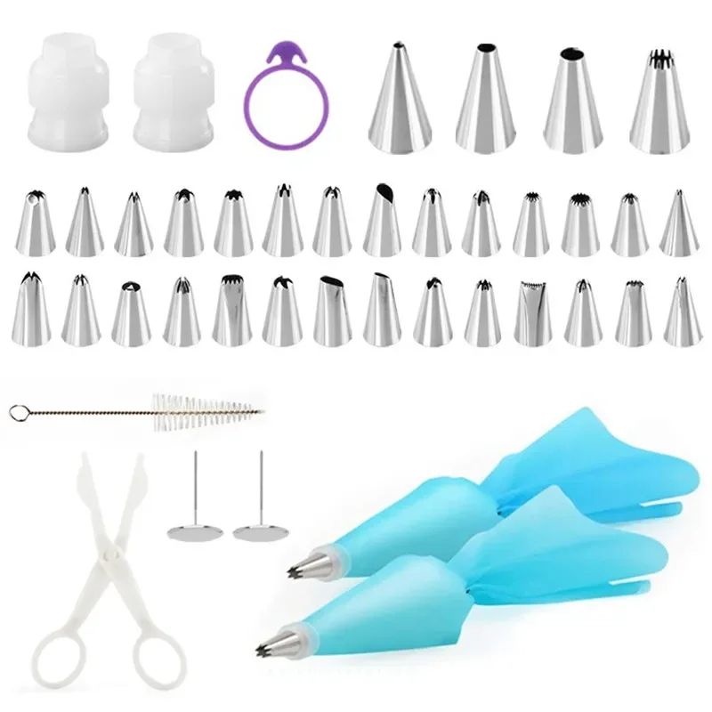 Cake Decorating Kit Baking Tool Painted Flower Mouth Set Mounted Flower Scissors Baking DIY Tool