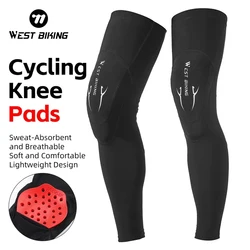 WEST BIKING Knee Pads Breathable Shock Absorption Cycling Protector Men Women Sport Running Basketball MTB Road Bike Leg Sleeve