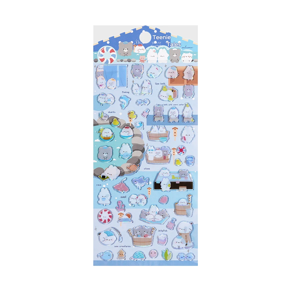 4 قطعة/الوحدة كاندي صغير الكرتون البطريق ملصقات ديكور لتزيين الغرف سكرابوكينغ Diy بها بنفسك المجلات لطيف القرطاسية مذكرات ملصق #6