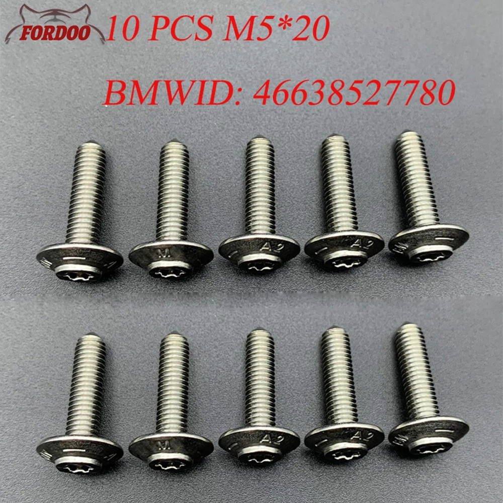 For BMW Motorcycle Shell Stainless Steel Screws R1300GS F900GS Adventure R1200GS R1250GS R1200RT S1000XR RR S1000R F750GS F850GS