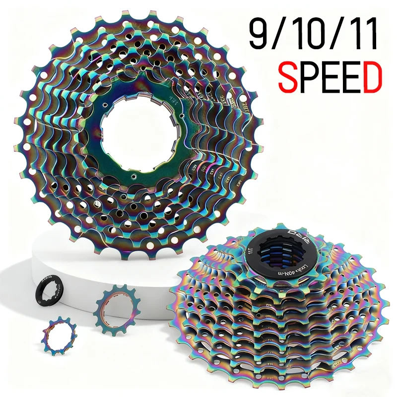 

Riro 10 9 Speed Cassette 11-Speed 11 28 Freewheel 11v Ultralight 10v Cassette Bicycle Rear 11x28 Hg Cassette Road Folding Bike