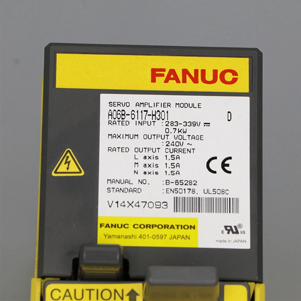 New A06B-6117-H301 Fanuc Servo Amplifier Module For CNC Controller 12 Months Warranty A06B 6117 H301