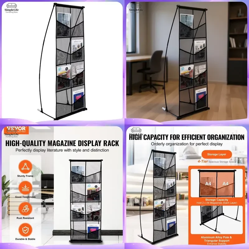 8-bag-mesh-magazine-rack-4-layer-light-floor-display-stand-for-office-shop-exhibition-home-living-room-bedroom-study-storage
