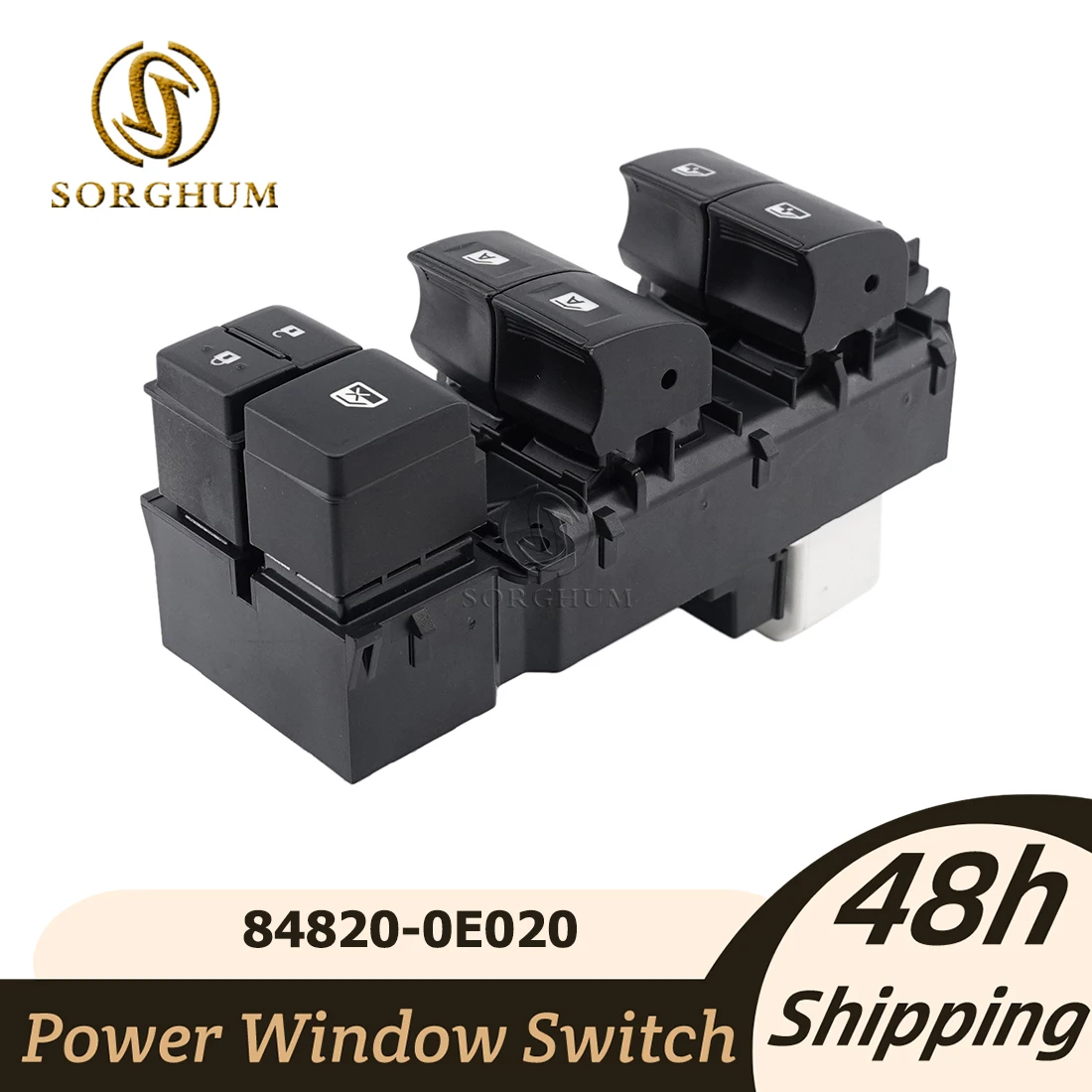 

SORGHUM Left Front Door Power Window Regulator Control Switch For Toyota Tacoma Highlander 2013 - 2019 84820-0E020 84820OE020