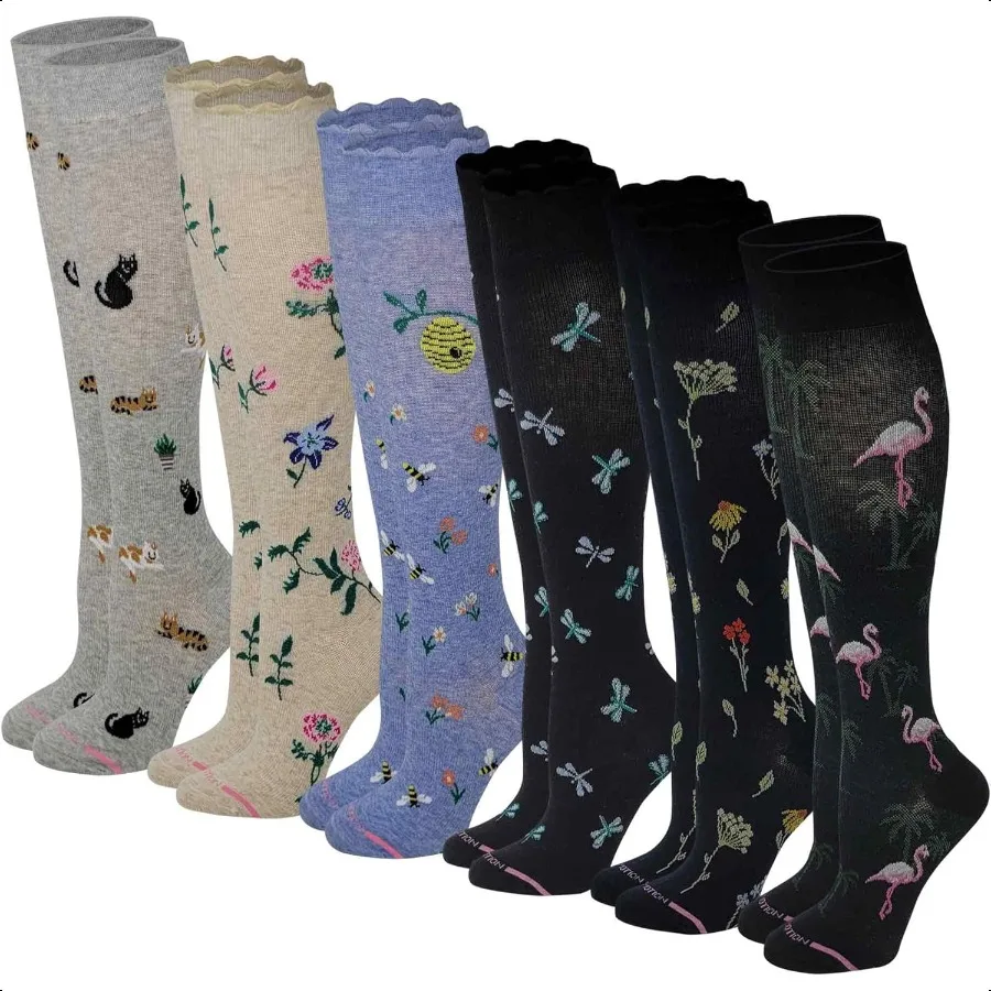 

Women's Comprion Socks Therapeutic Graduated Pack of 6 Pairs