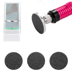 50pcs Uv Geil Nail Remove Clean Pedicure Dead Skin Callus Foot File Replace Sandpaper 80/120/180 Grit Remover Sanding Discs Pad